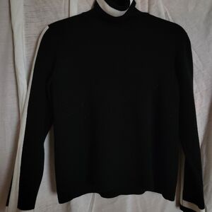 Jason Maxwell Black Turtleneck Sweater
